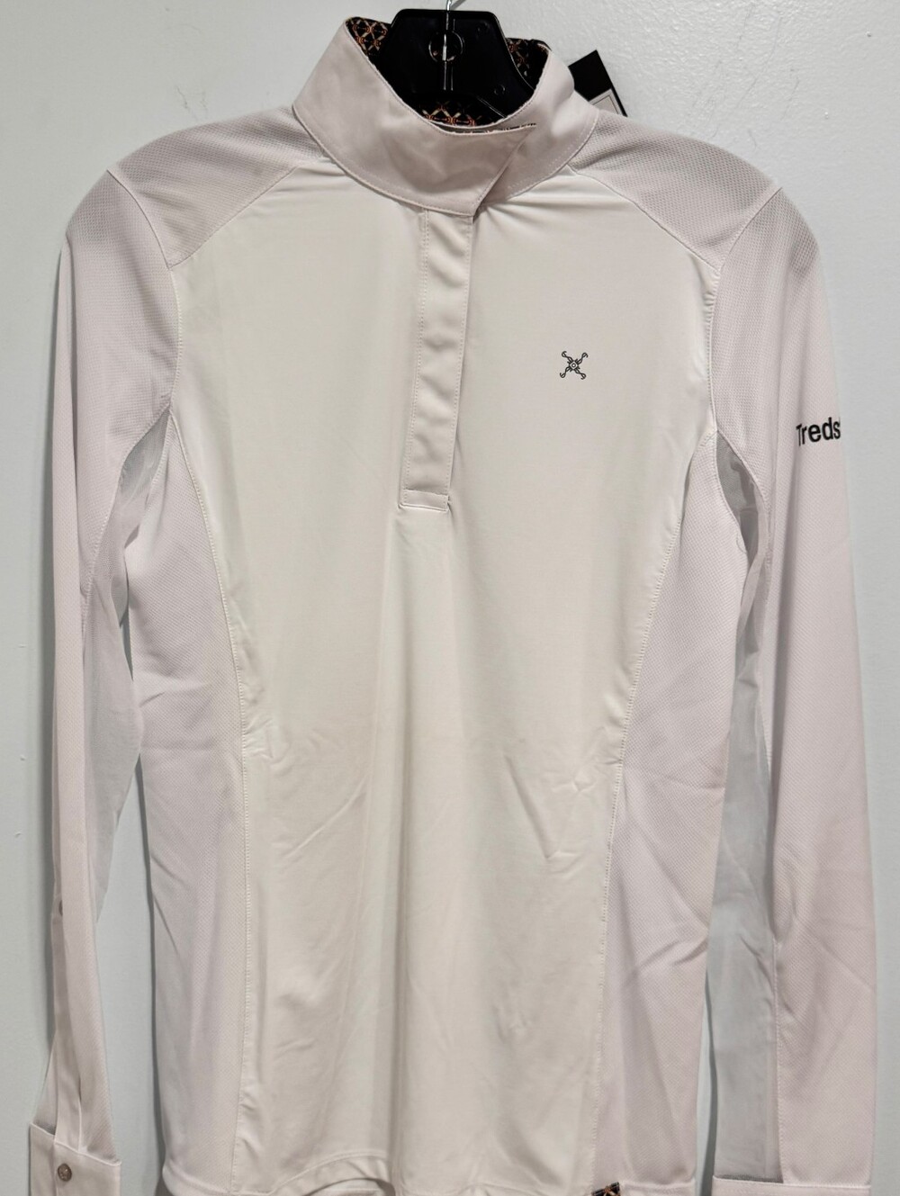 Tredstep- Symphony Solo Milan LS Comp Shirt/ Color White/ NWT/ MSRP $109.00
